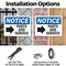 Signmission Parts And Service (Right Arrow), 10 in W x Rectangle, Plastic OS-2PACK-NS-P-710-L-17136 - alternate 4